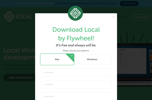 Local by FlywheelでWordPressローカル環境を構築して制作効率化