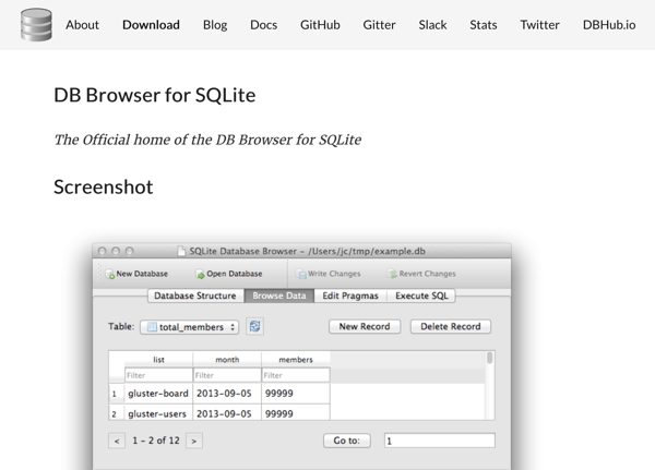 SQLiteデータベースを扱う開発に便利な「DB Browser for SQLite」を使う