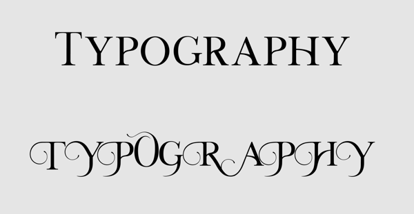 フォントのオルタネート(異体字)をデザインに活用する